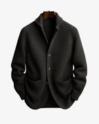 Pavel | Cardigan with a Button Front and Patch Pockets