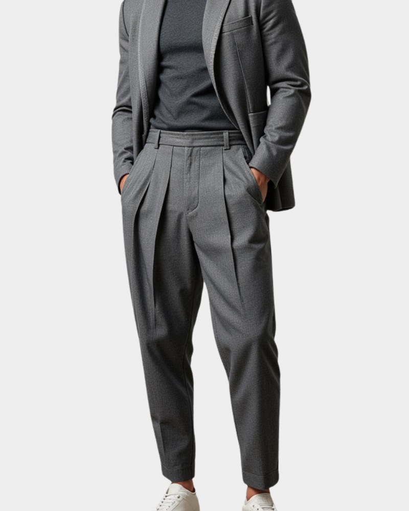 Percival | Tapered Trousers with Elastic Waist