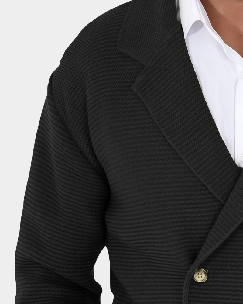 Rupert | Double Breasted Cardigan with Gold Buttons