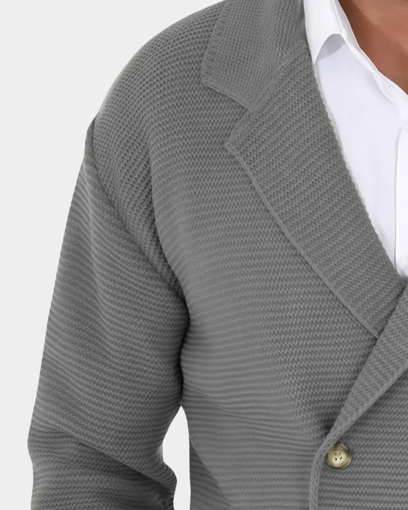 Rupert | Double Breasted Cardigan with Gold Buttons