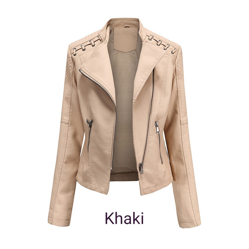 Cleo - Washed lambskin jacket