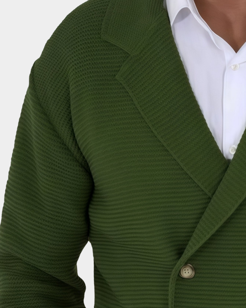 Rupert | Double Breasted Cardigan with Gold Buttons