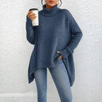 Helivienne - Soft Turtleneck Sweater