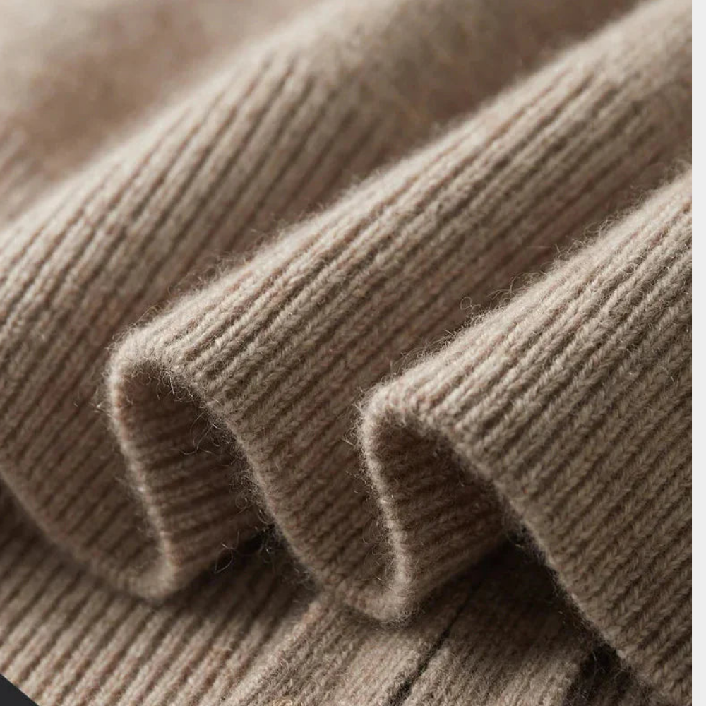 Rafelio | Knit Cardigan with Point Collar