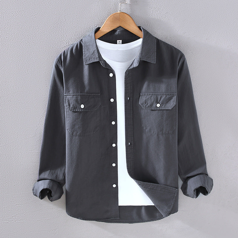 Archer | Overshirt with Buttoned Flap Pockets