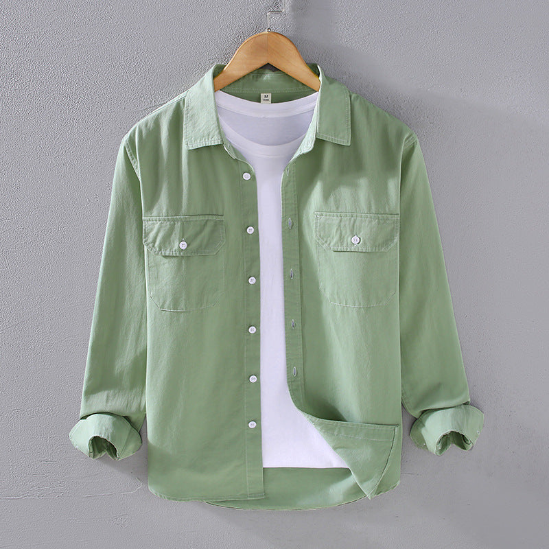 Archer | Overshirt with Buttoned Flap Pockets