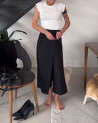 Blair - Women's Asymmetric Wide-Leg Trousers for Office and Everyday Wear