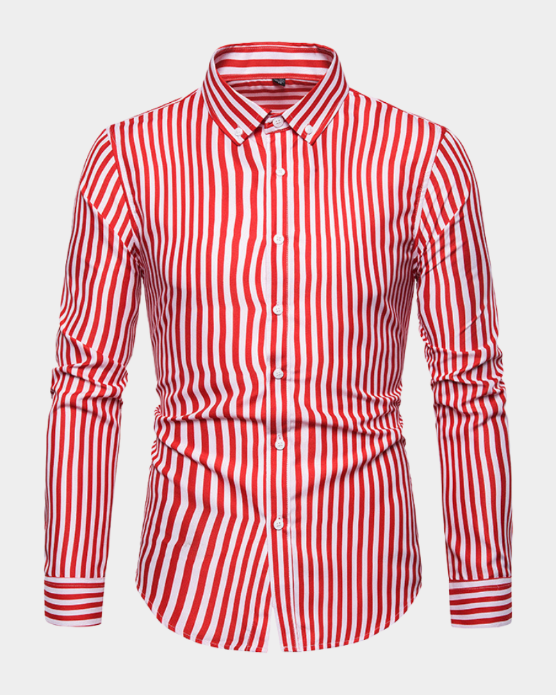 Duke | Striped Long Sleeve Shirt