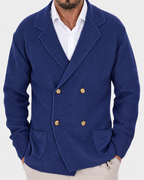 Rupert | Double Breasted Cardigan with Gold Buttons