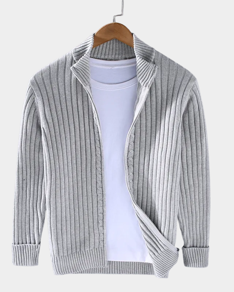 Harrison | Wide Rib Chunky Cardigan