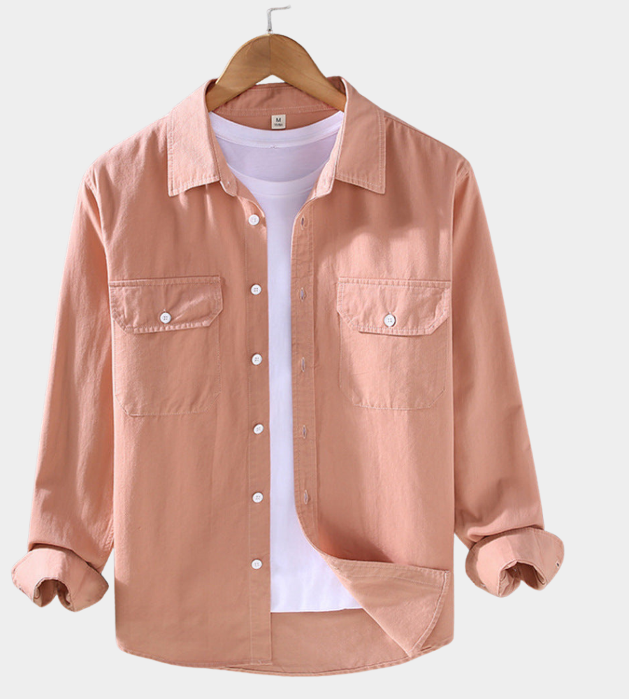 Grant | Relaxed Fit Overshirt with Button Front