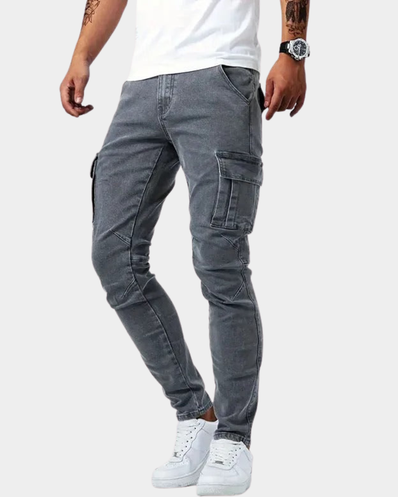 Sanford | Slim Fit Cargo Pants with Flap Pockets