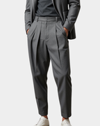 Percival | Tapered Trousers with Elastic Waist