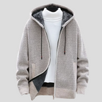 Beckett | Textured Knit Fleece Hoodie