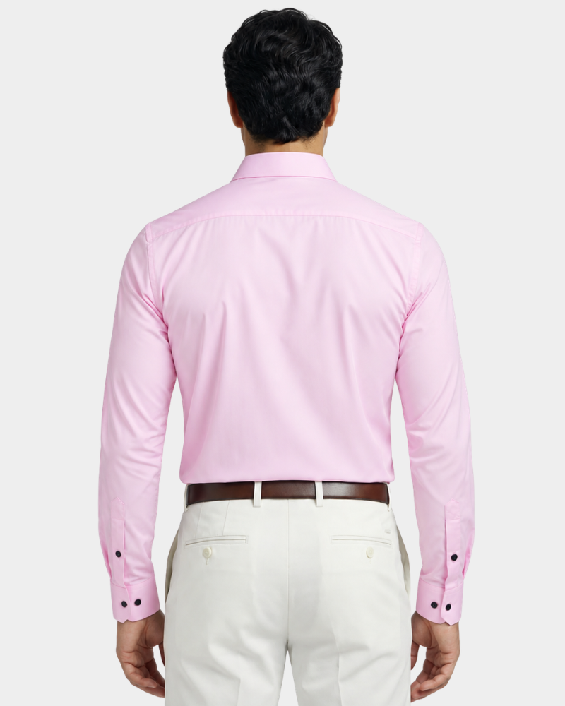 Wendell | Long Sleeve Dress Shirt with Point Collar