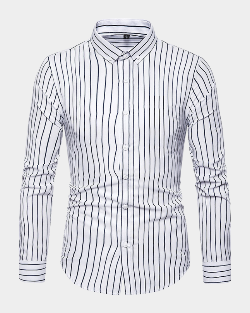 Duke | Striped Long Sleeve Shirt