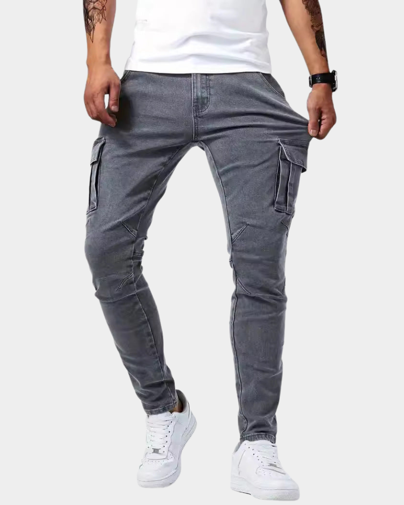 Sanford | Slim Fit Cargo Pants with Flap Pockets