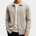 Rafelio | Knit Cardigan with Point Collar