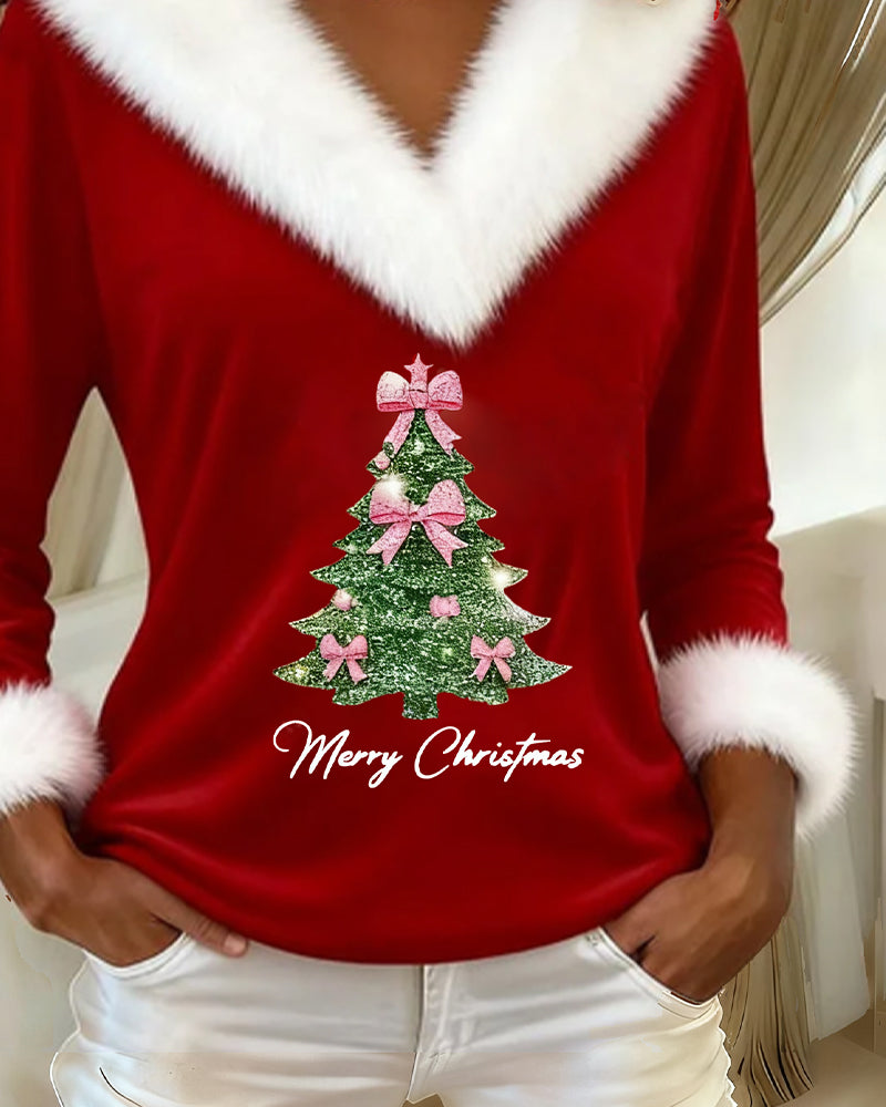 Marivessae - Women's Soft V-Neck Knit Sweater