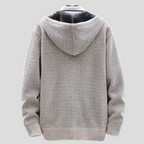 Beckett | Textured Knit Fleece Hoodie