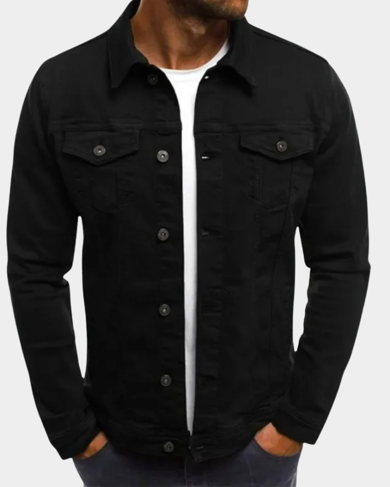 Noel | Overshirt with a Point Collar and a Button Front