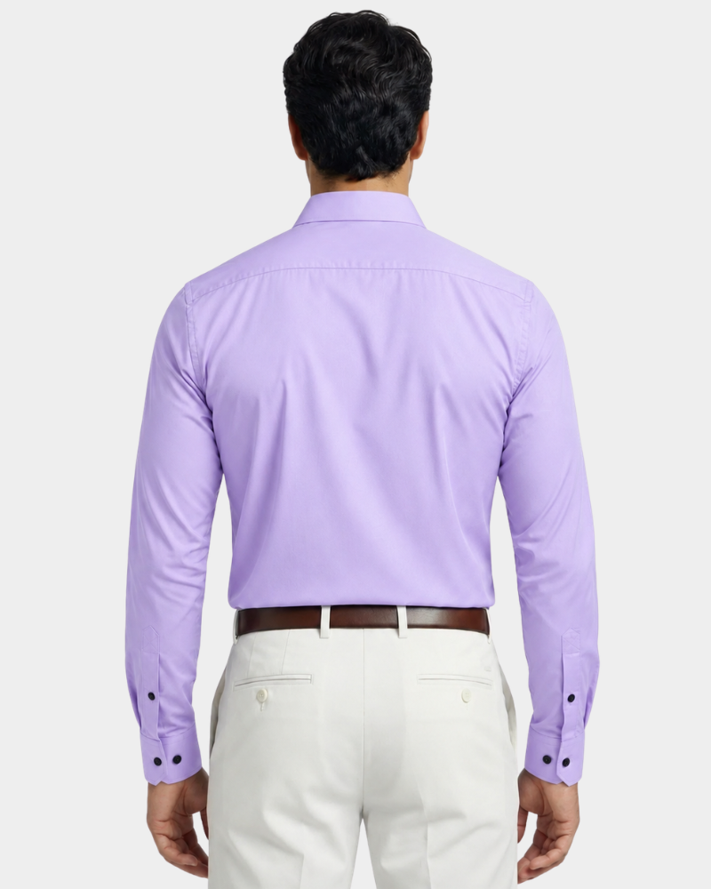 Wendell | Long Sleeve Dress Shirt with Point Collar