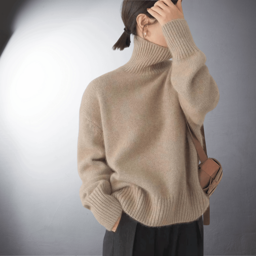 Fosette - Soft Cashmere Turtleneck Sweater for Unparalleled Comfort