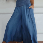 Pravina - Women's High Waisted Wide Leg Jeans