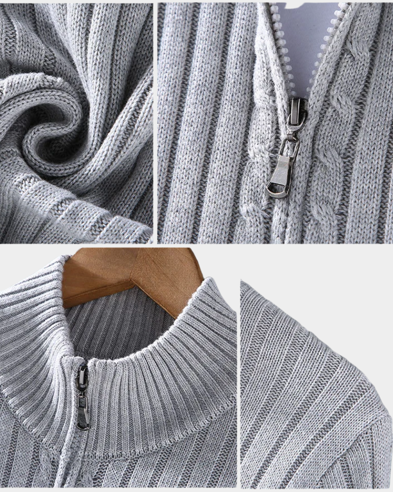 Harrison | Wide Rib Chunky Cardigan