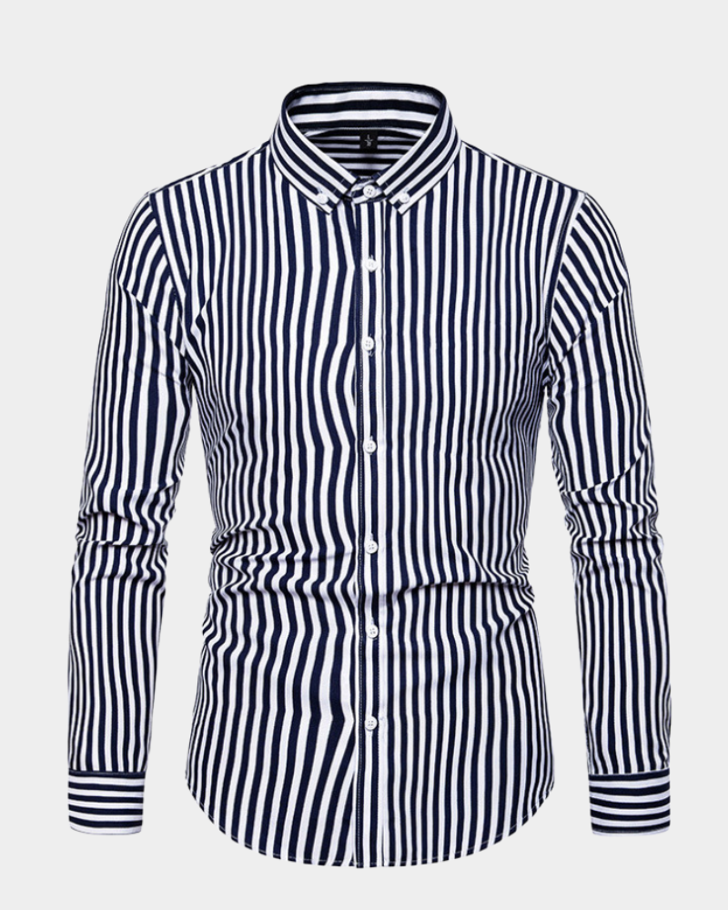 Duke | Striped Long Sleeve Shirt