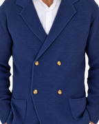 Rupert | Double Breasted Cardigan with Gold Buttons