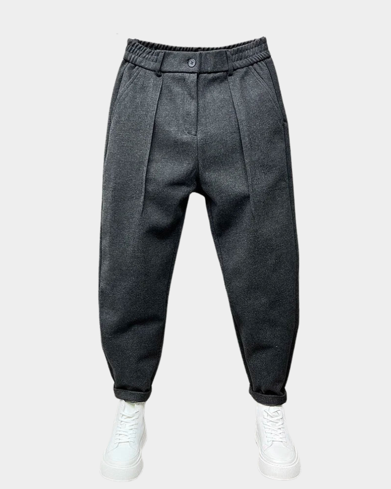 Percival | Tapered Trousers with Elastic Waist