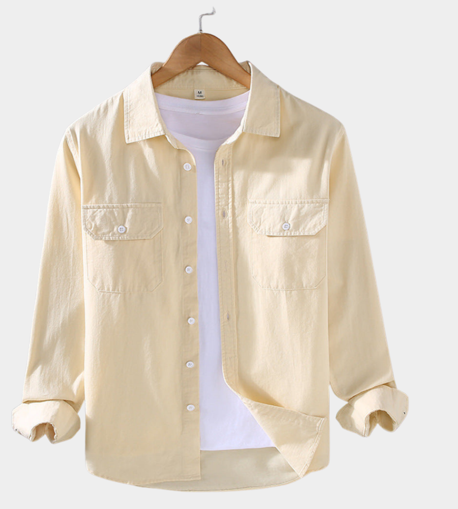 Grant | Relaxed Fit Overshirt with Button Front
