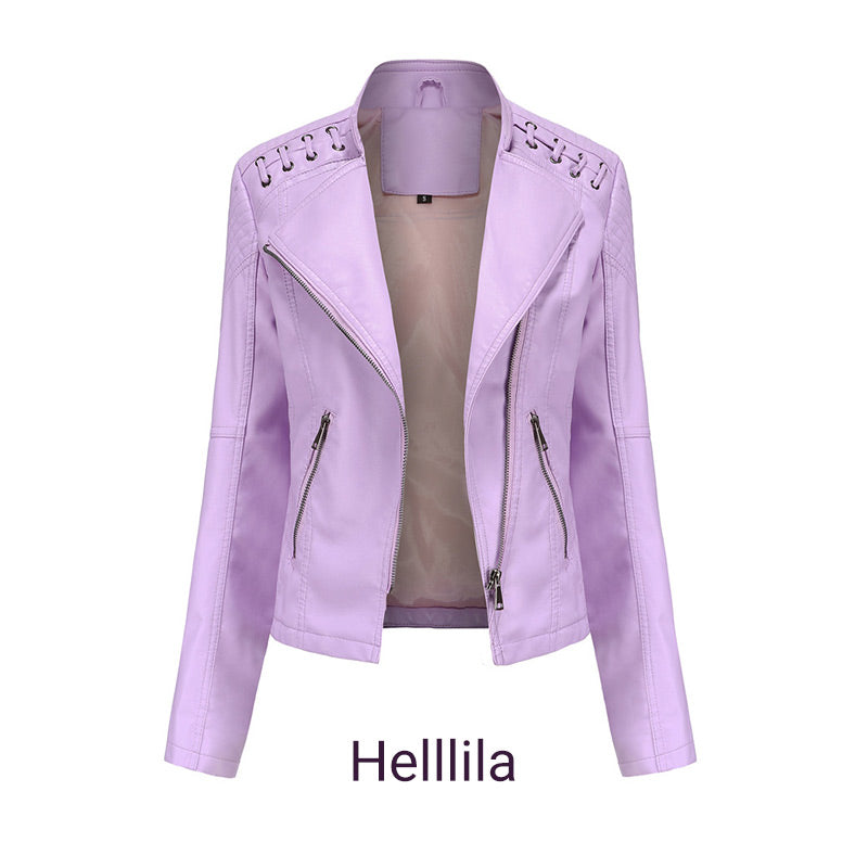 Cleo - Washed lambskin jacket