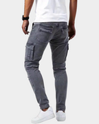 Sanford | Slim Fit Cargo Pants with Flap Pockets