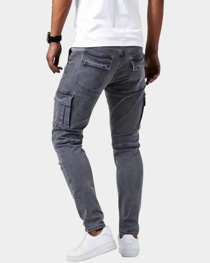 Sanford | Slim Fit Cargo Pants with Flap Pockets