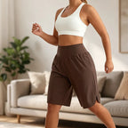 Graciela - Short, Women's, Large, High Waist, Knee Length