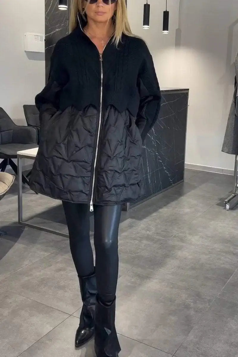 Octavie - Trendy and warm zip-up jacket
