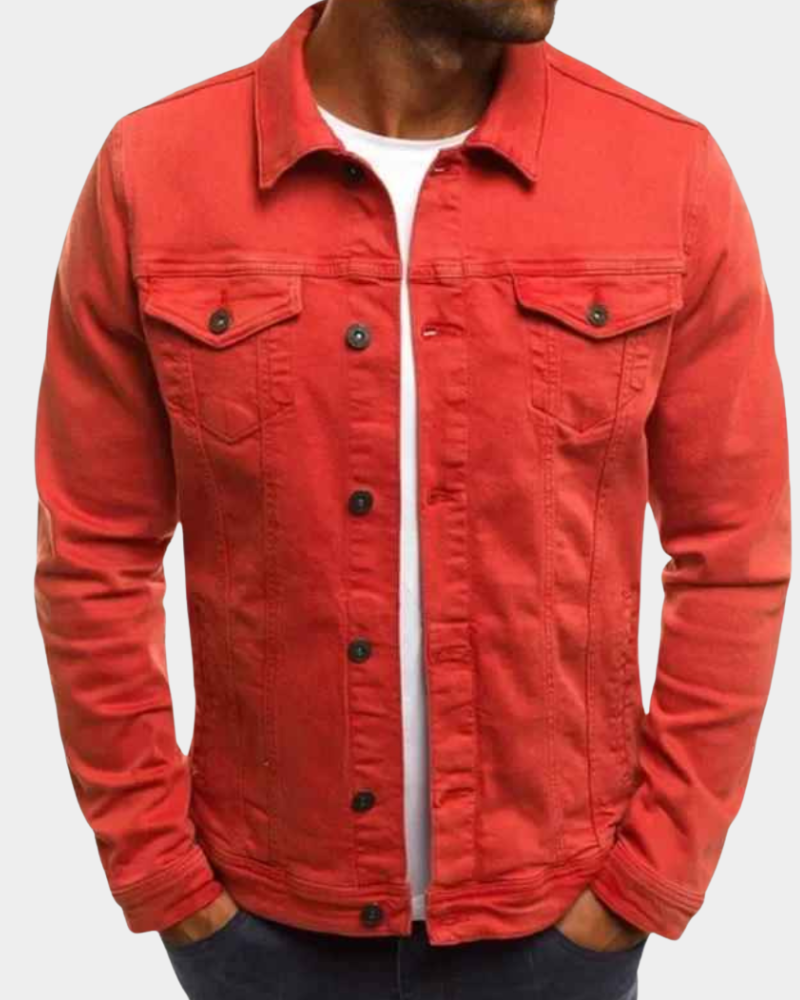 Noel | Overshirt with a Point Collar and a Button Front