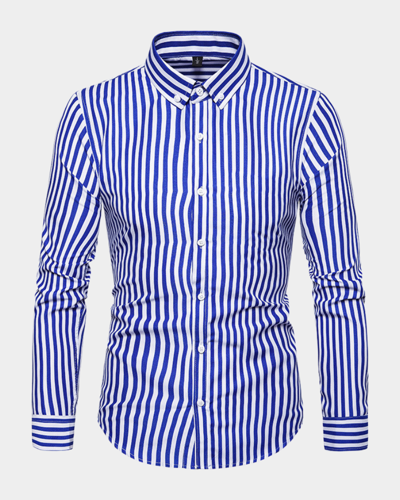 Duke | Striped Long Sleeve Shirt