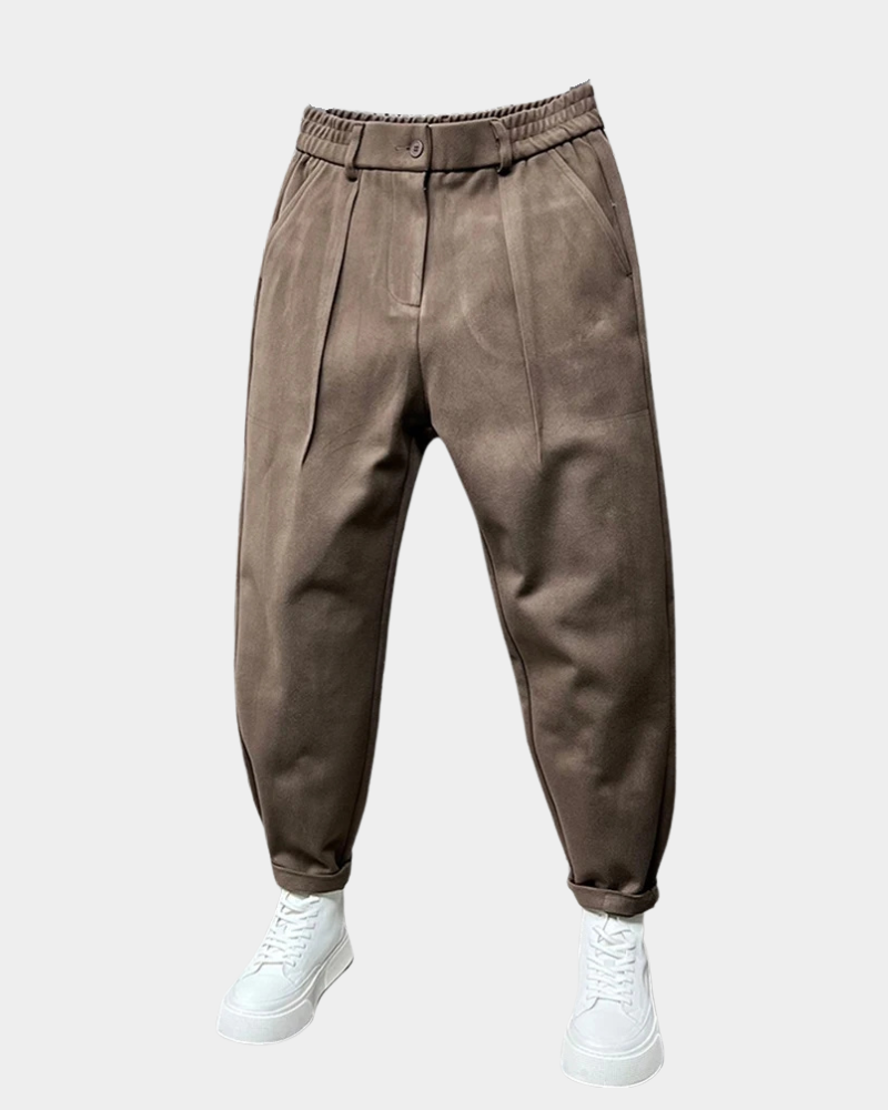 Percival | Tapered Trousers with Elastic Waist