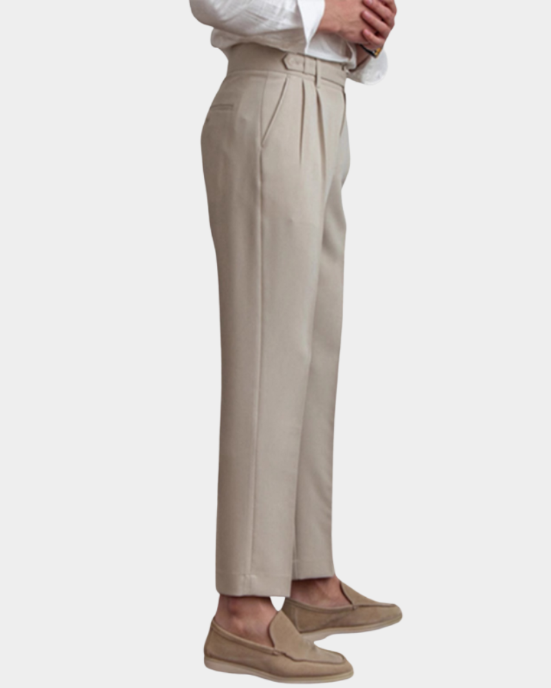 Tobias | Pleated Dress Pants with Straight Leg