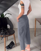 Blair - Women's Asymmetric Wide-Leg Trousers for Office and Everyday Wear