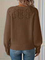 Joravelisse - Elegant Long-Sleeved Knit Sweater