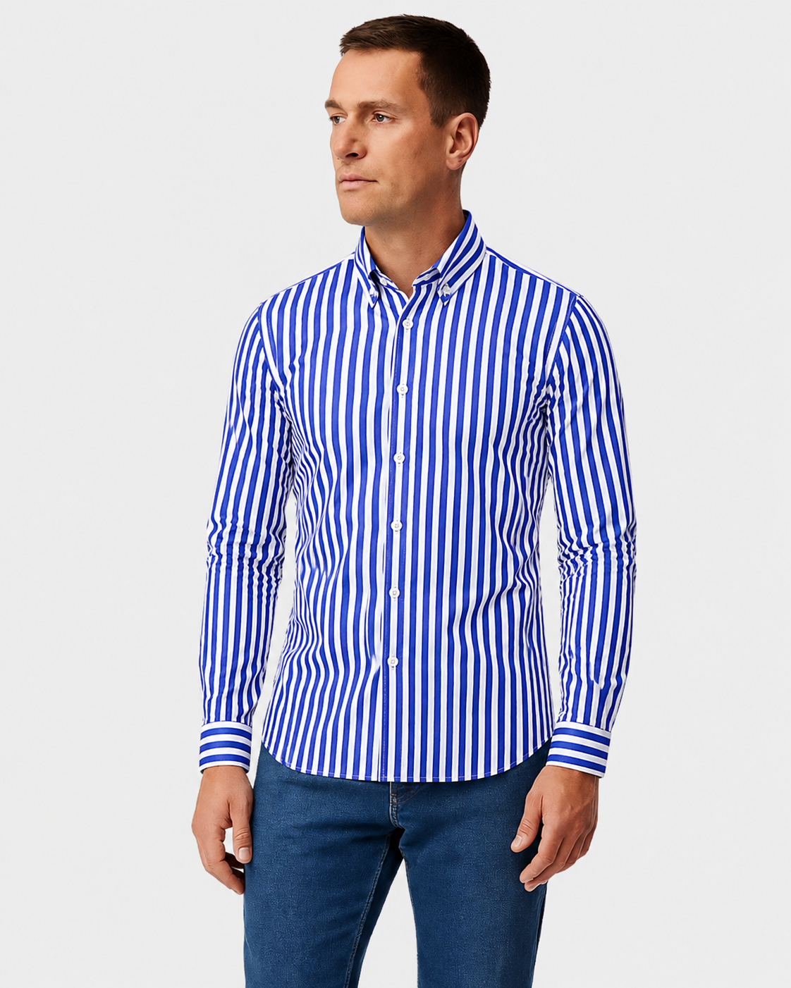 Duke | Striped Long Sleeve Shirt