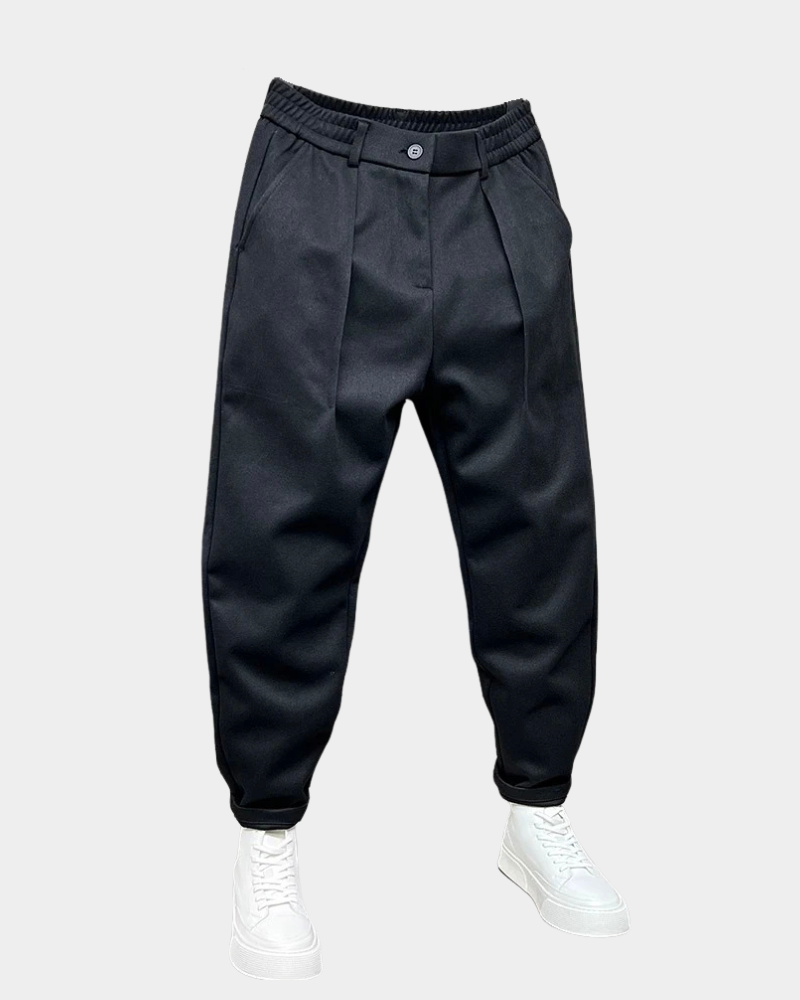 Percival | Tapered Trousers with Elastic Waist