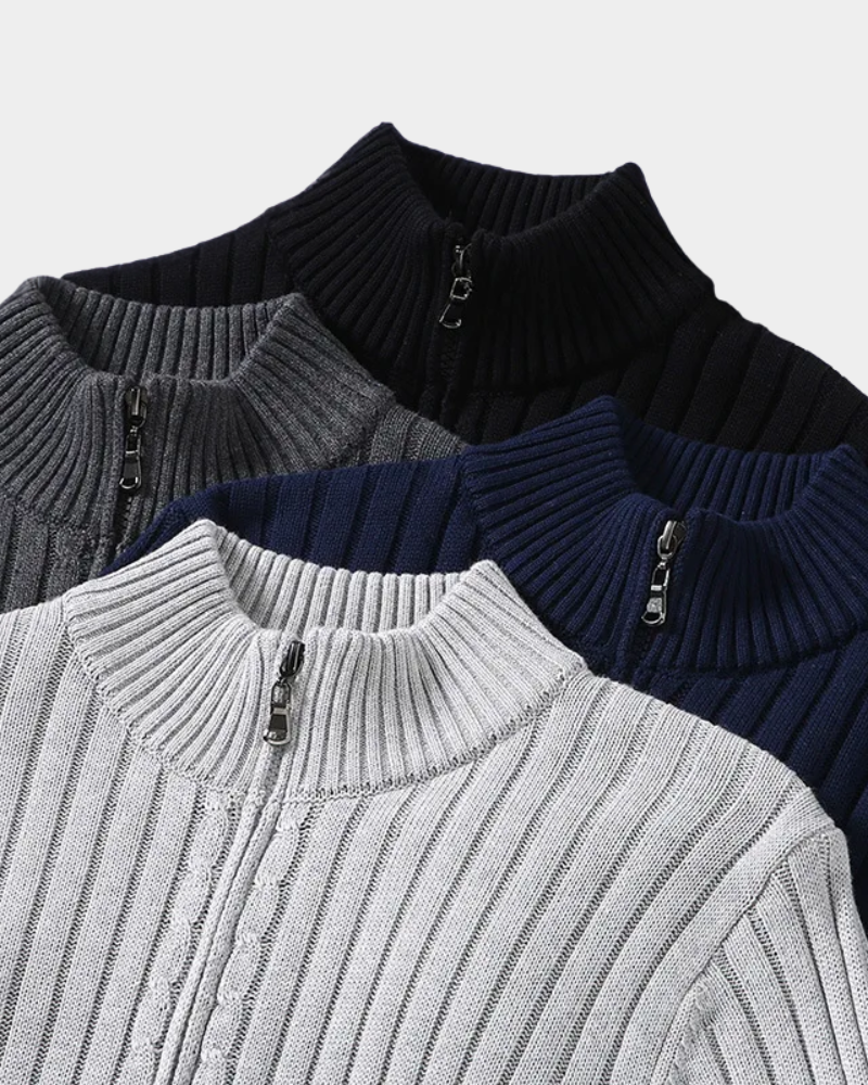 Harrison | Wide Rib Chunky Cardigan