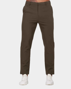 Edmund | Cropped Trousers with Elastic Back Waist