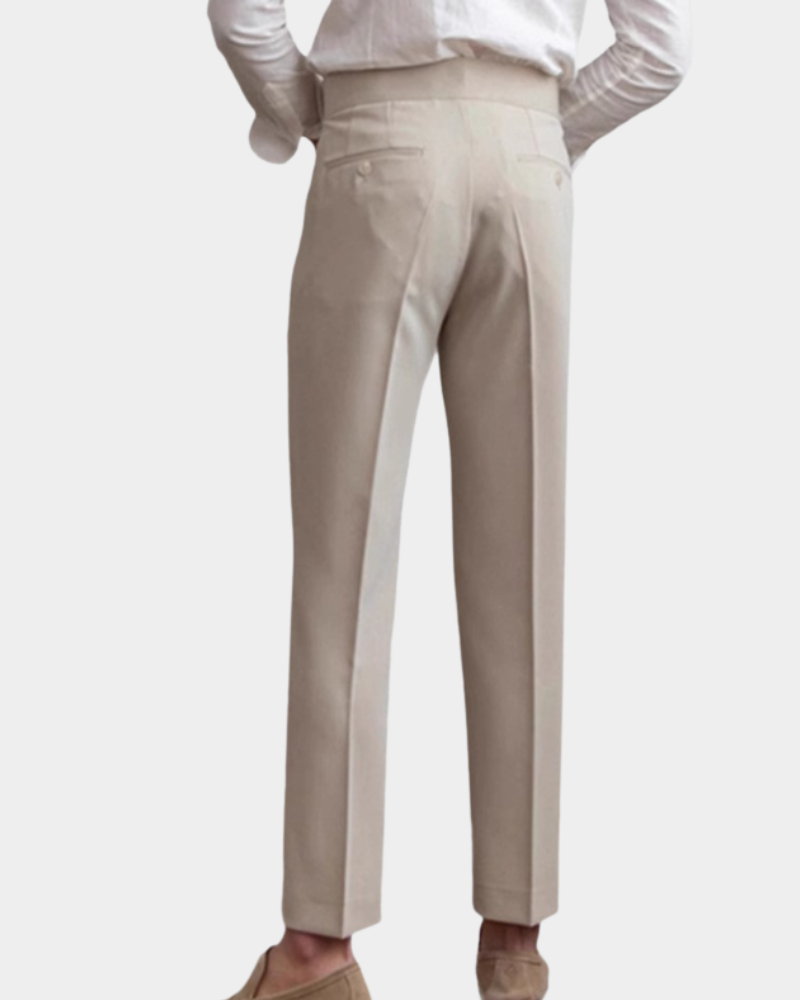 Tobias | Pleated Dress Pants with Straight Leg