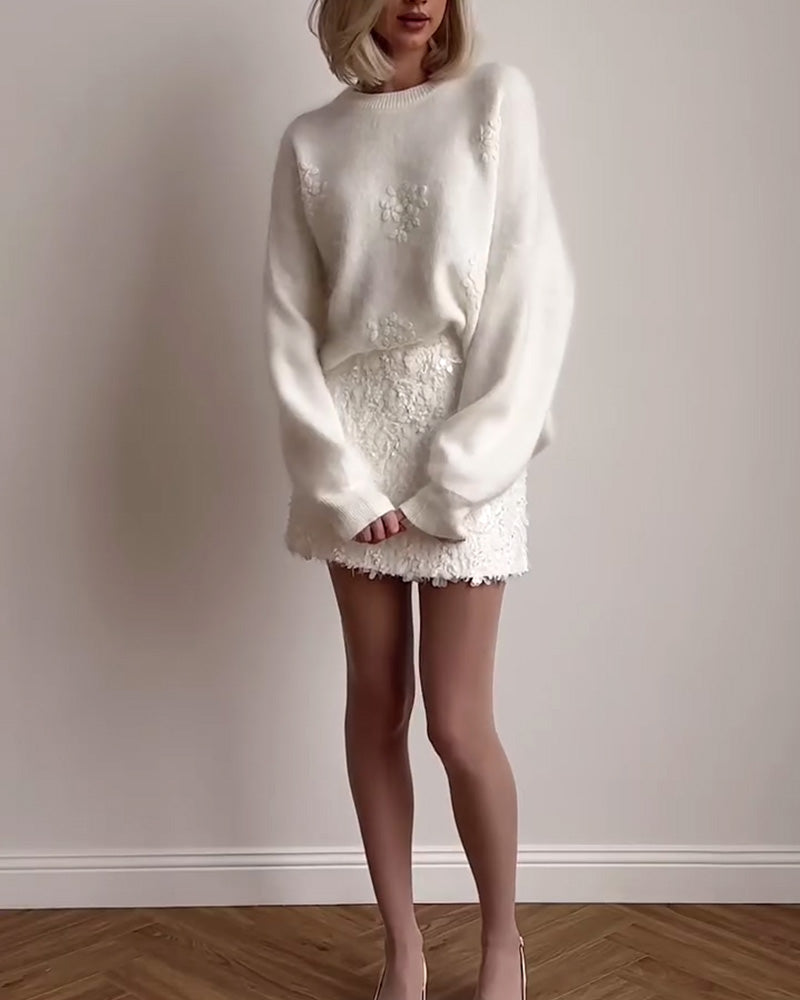 Géraldine - Chic and Comfortable Sweater for Winter
